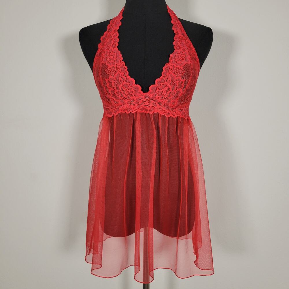 Victoria’s Secret Babydoll Lingerie Chemise Coquette Romantic Lace Festival